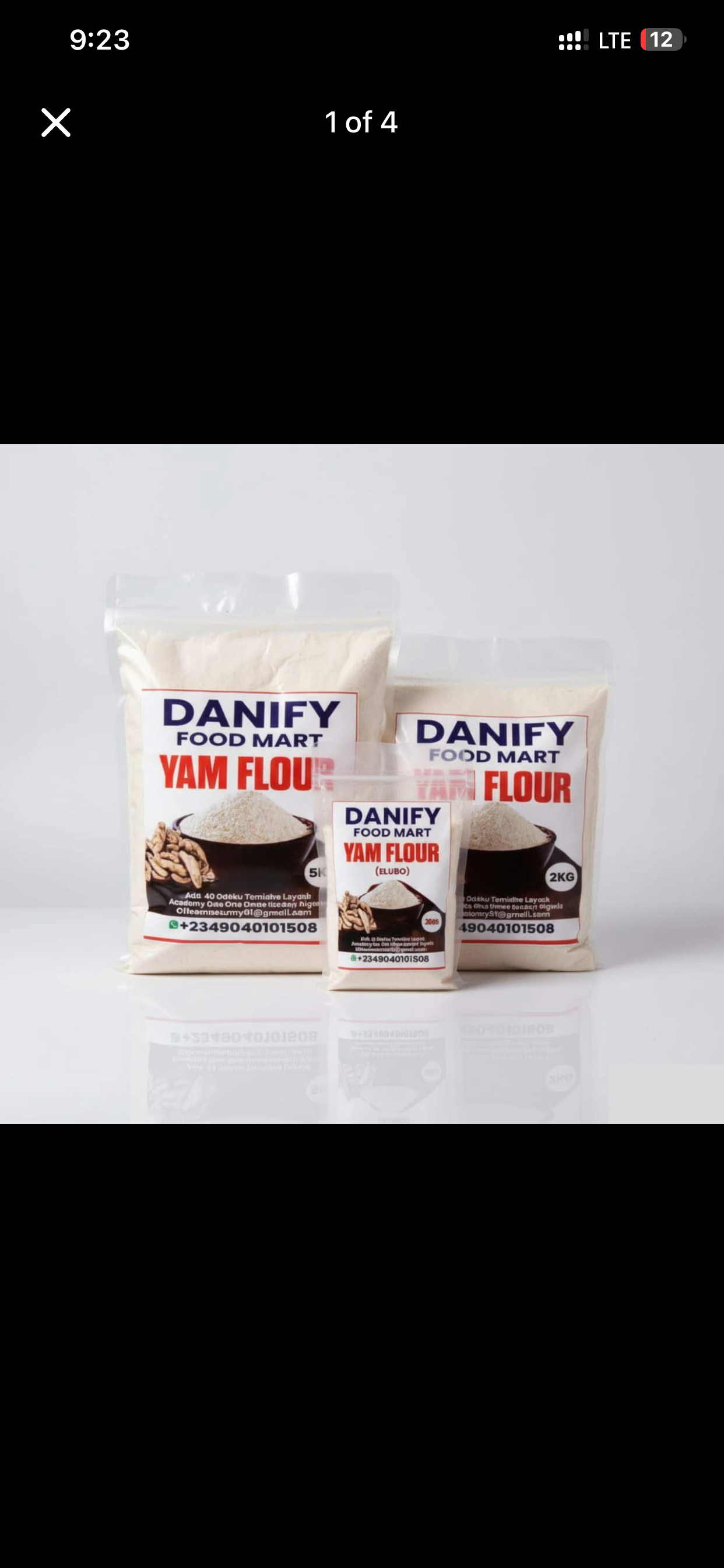 Yam Flour