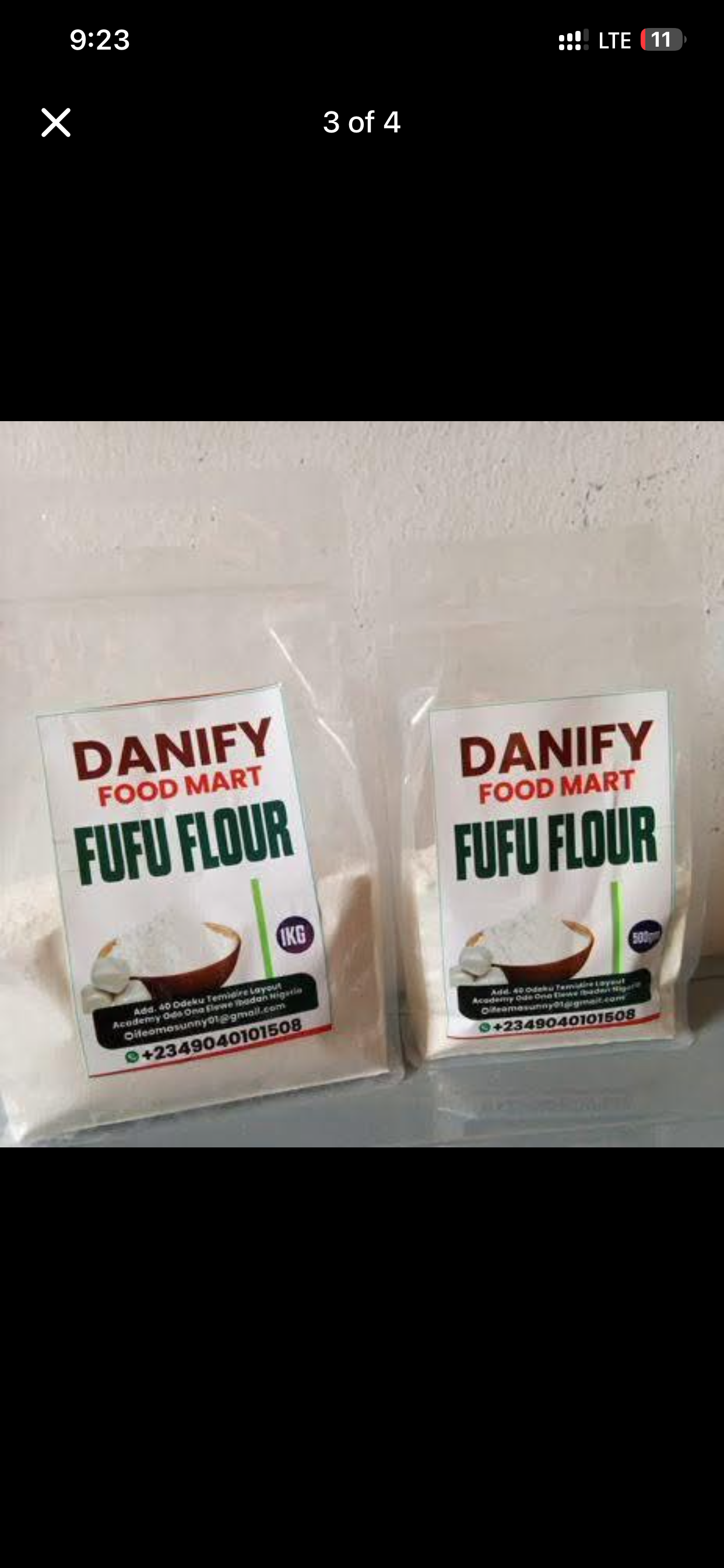 Fufu flour